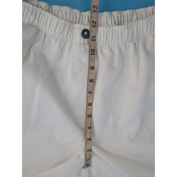 Woman Within Sz 22W Pullon Shorts Elastic Waist White Casual Pockets Summer... - Picture 7 of 16